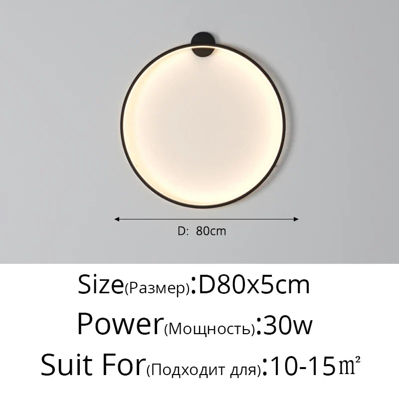 Moon LED Wall Light – Modern Wall Lamp for Bedroom, Living Room, and Hallway