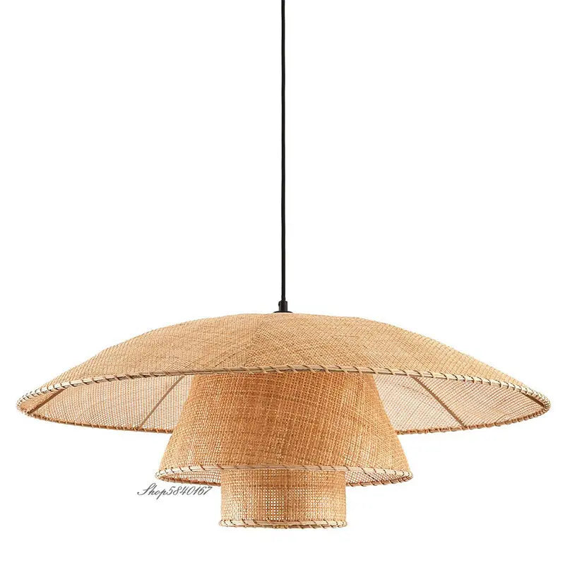 Aurelia Rattan Pendant Light With Natural Warm Glow
