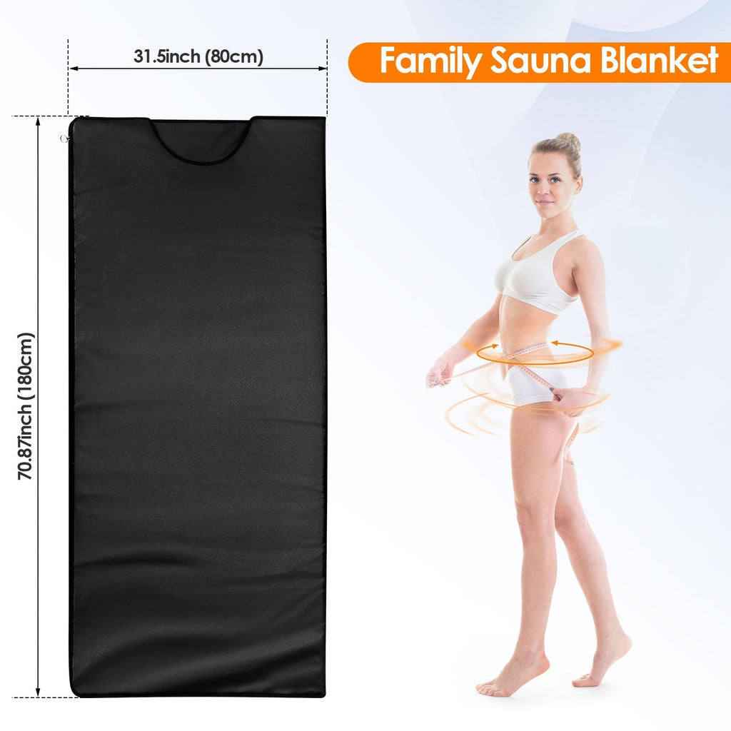 Infračervená saunová deka – Přenosná vyhřívaná detoxikační a relaxační terapie