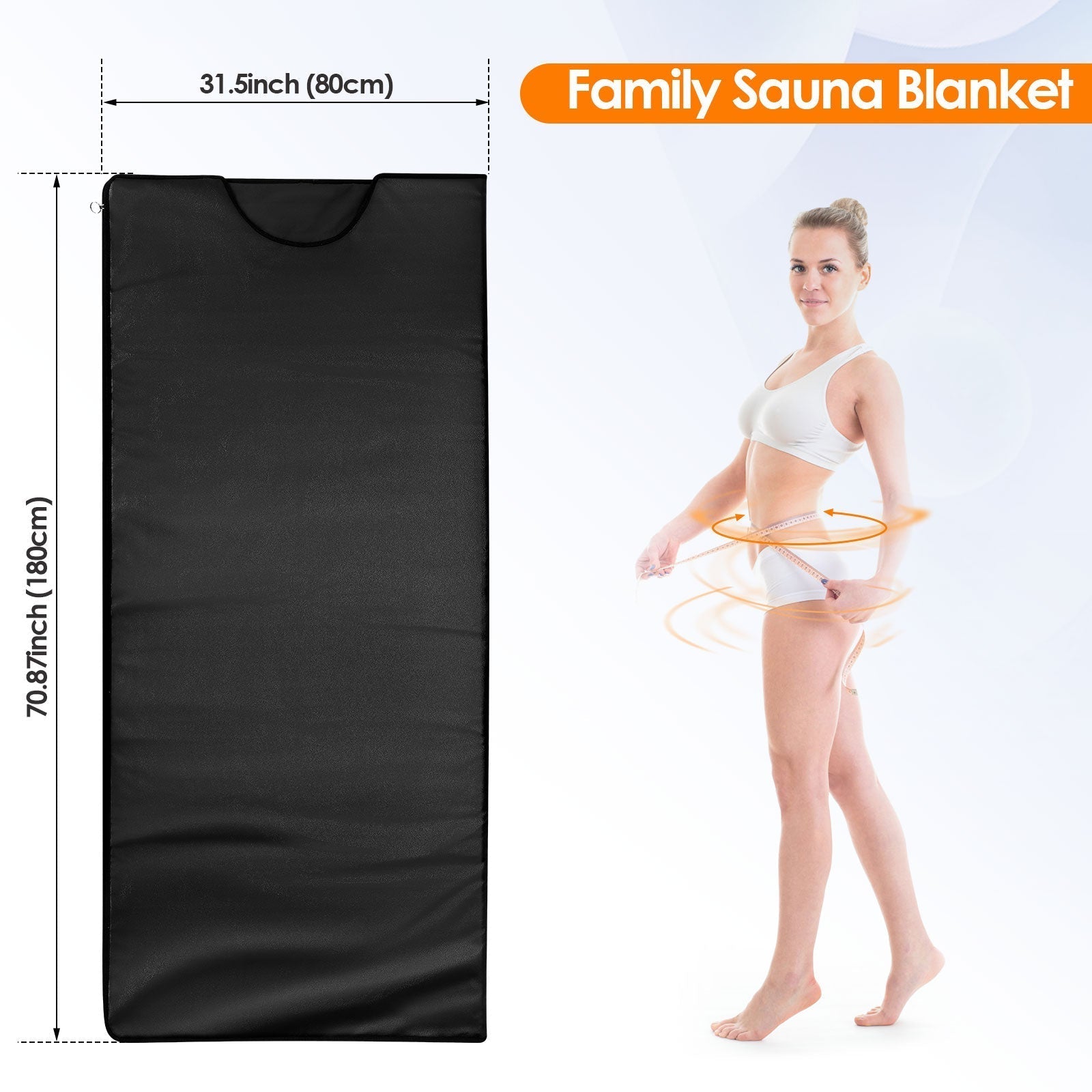 Infračervená saunová deka – Přenosná vyhřívaná detoxikační a relaxační terapie