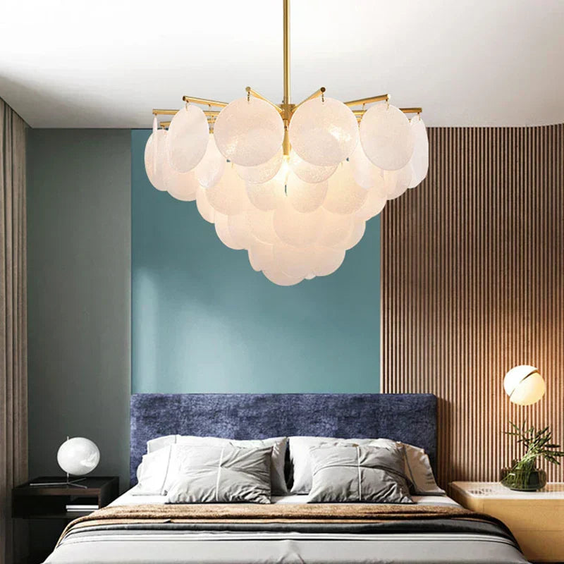 Sylvara Frosted Glass Lamp With Soft Ambient Glow for Living Room