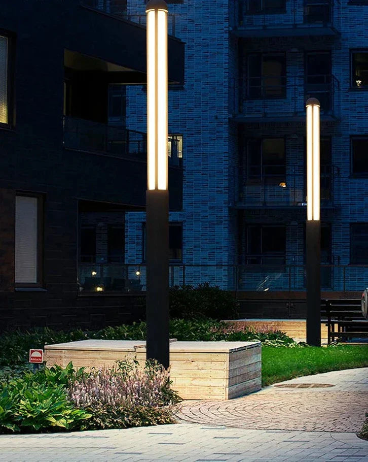 Elara Outdoor LED Lamp Waterproof Aluminum Light With Acrylic Shade