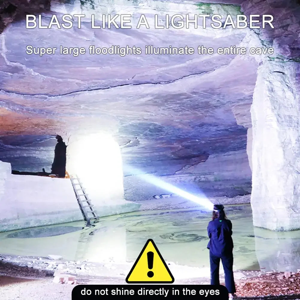 Super Bright LED Rechargeable High-Power Headlamp 🔦✨