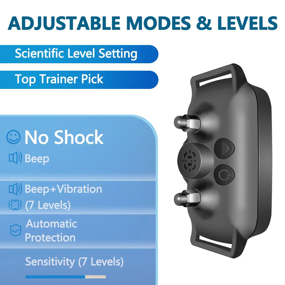 NoBark - No-Bark Collar for all Dogs | Angi-Barking Rechargeable