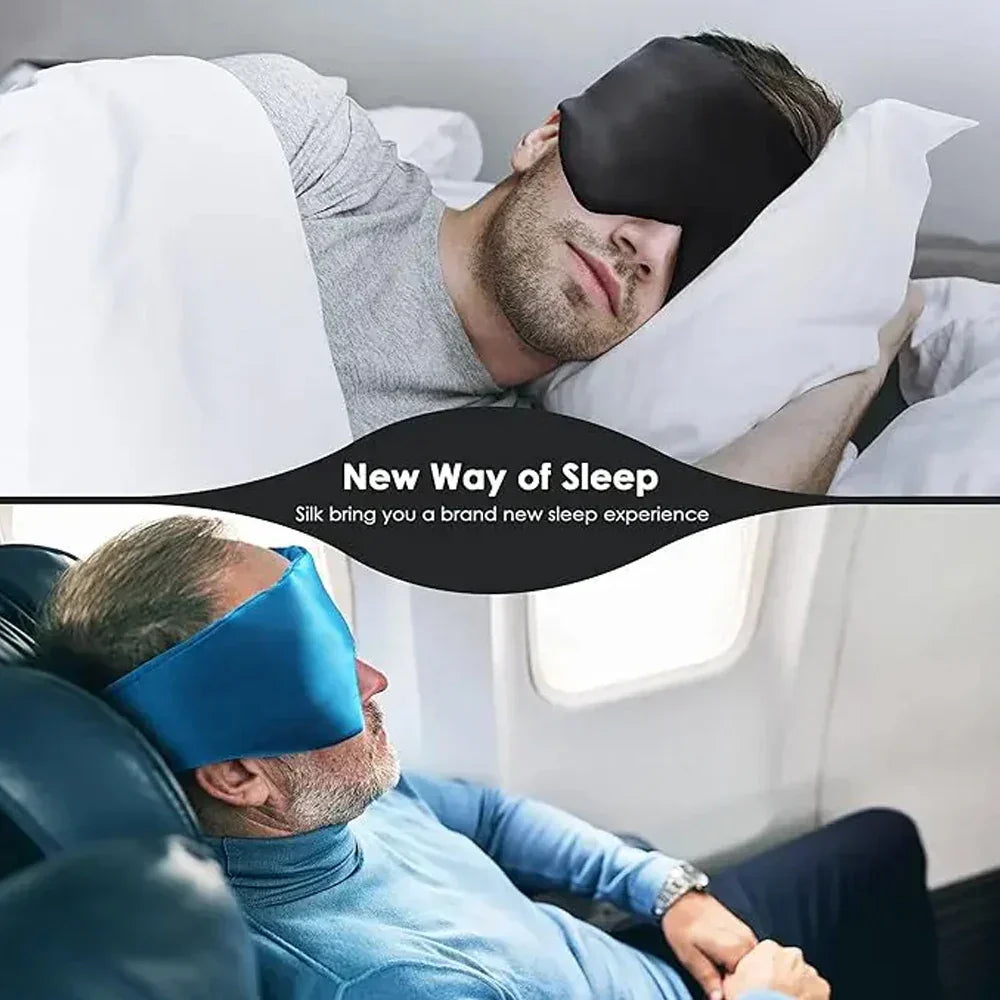 Deep Sleep Double Layer Silk Sleeping Mask