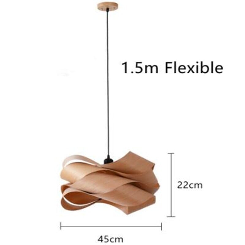 Aerynwood Timber Grain Pendant Lights For Modern Homes