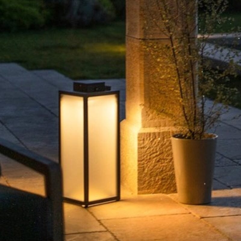 Aurea Solar Lawn Lights Stainless Steel Weatherproof Outdoor