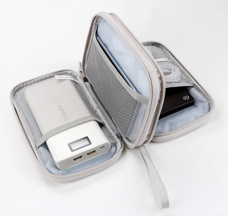 Organizér elektronických doplňků – kompaktní úložný obal na kabely, nabíječky a gadgety