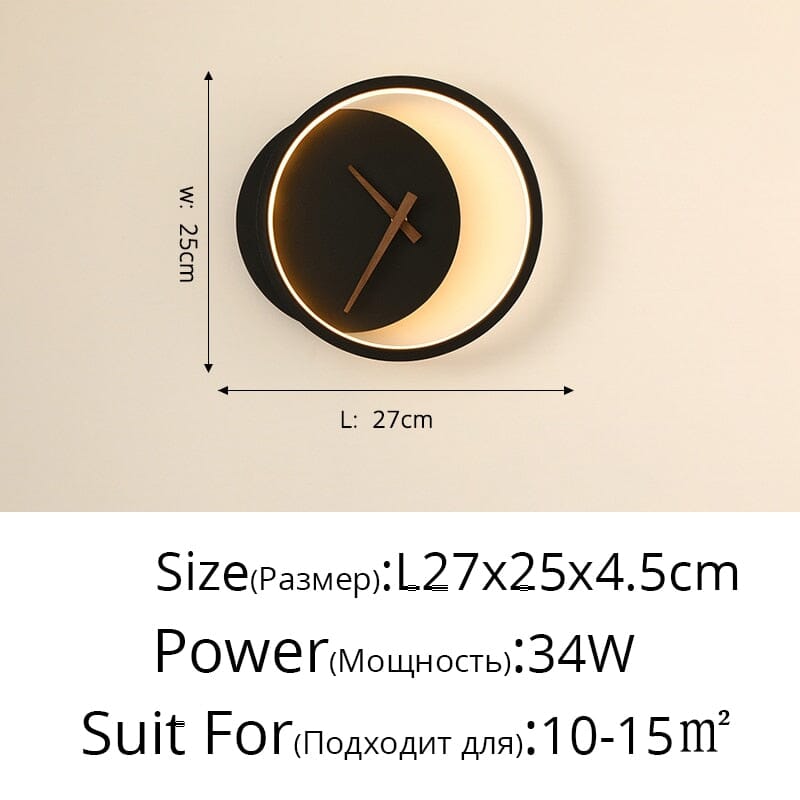 Nordic LED Wall Clock Handcrafted Timepiece For Modern Kitchens And Living Rooms