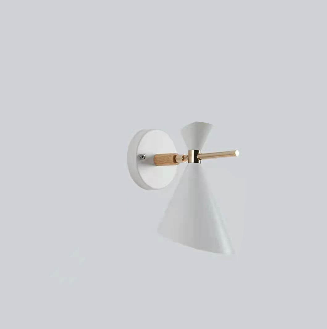 Kirrea Minimal Scandinavian Wall Lamp With Horn Shade