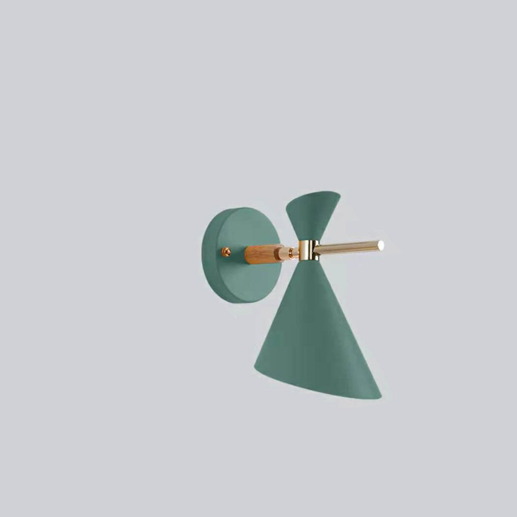 Kirrea Minimal Scandinavian Wall Lamp With Horn Shade