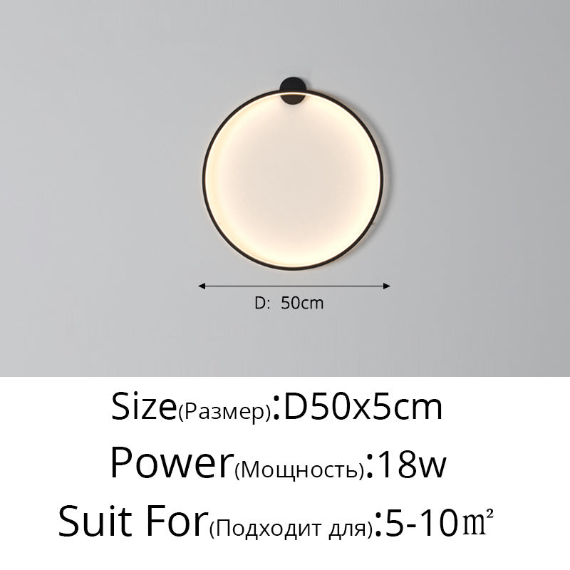 Moon LED Wall Light – Modern Wall Lamp for Bedroom, Living Room, and Hallway