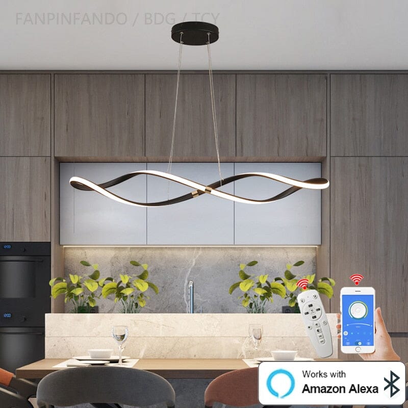 Lyra Spiral Lamp Scandinavian Modern Ceiling Light