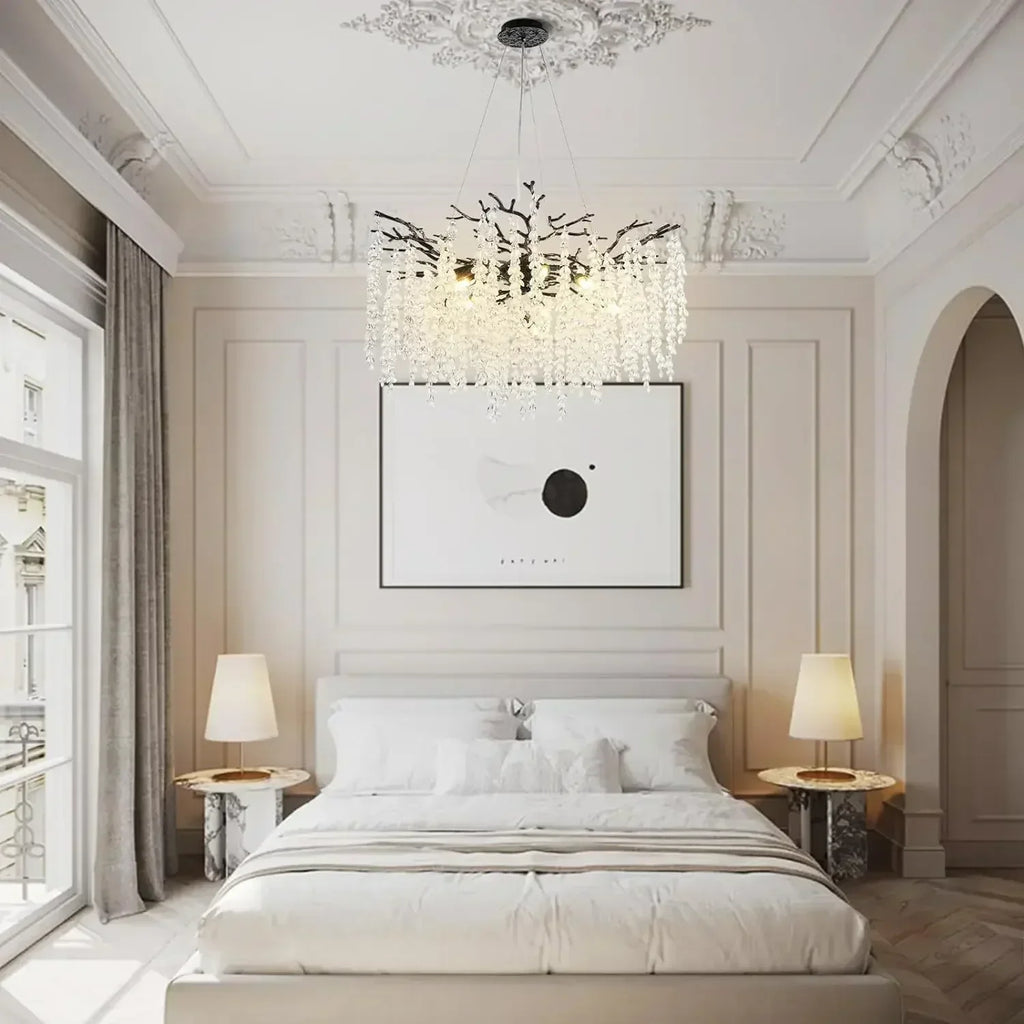 Branch Glass Chandelier by Kirrea