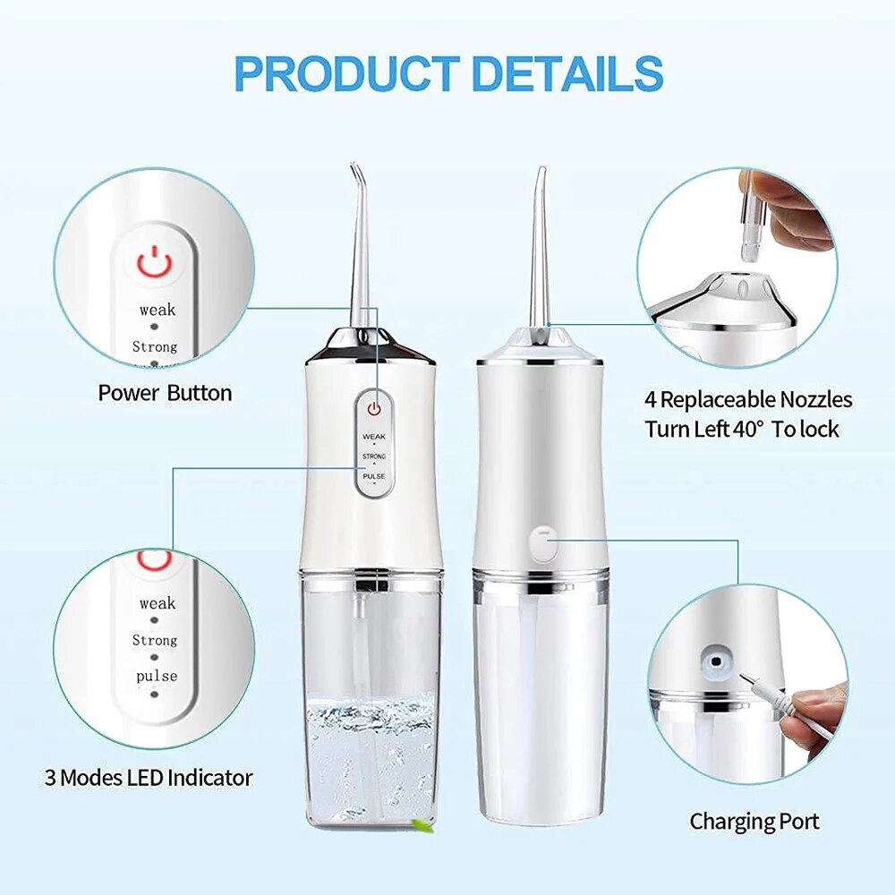 Dental Wireless 4 in 1 Water Flosser