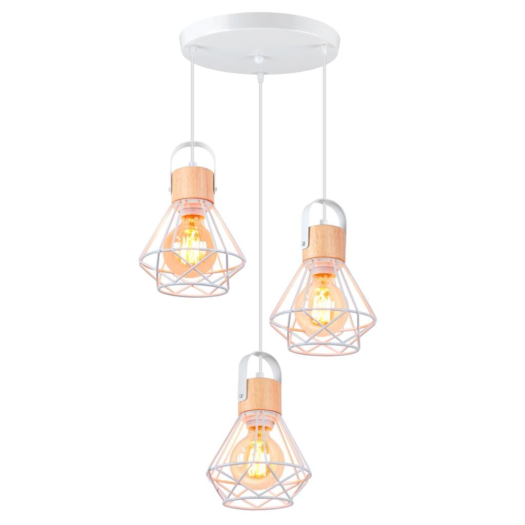 Nordic Vintage Wood Pendant Lights For Cozy Interiors