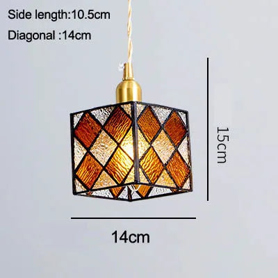 LumaNova Glass Prism Cube Pendant Lamp For Modern Spaces