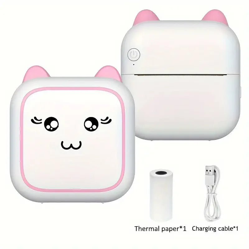 Mini Portable Thermal Printer – Ink-Free, Smart, & Wireless!