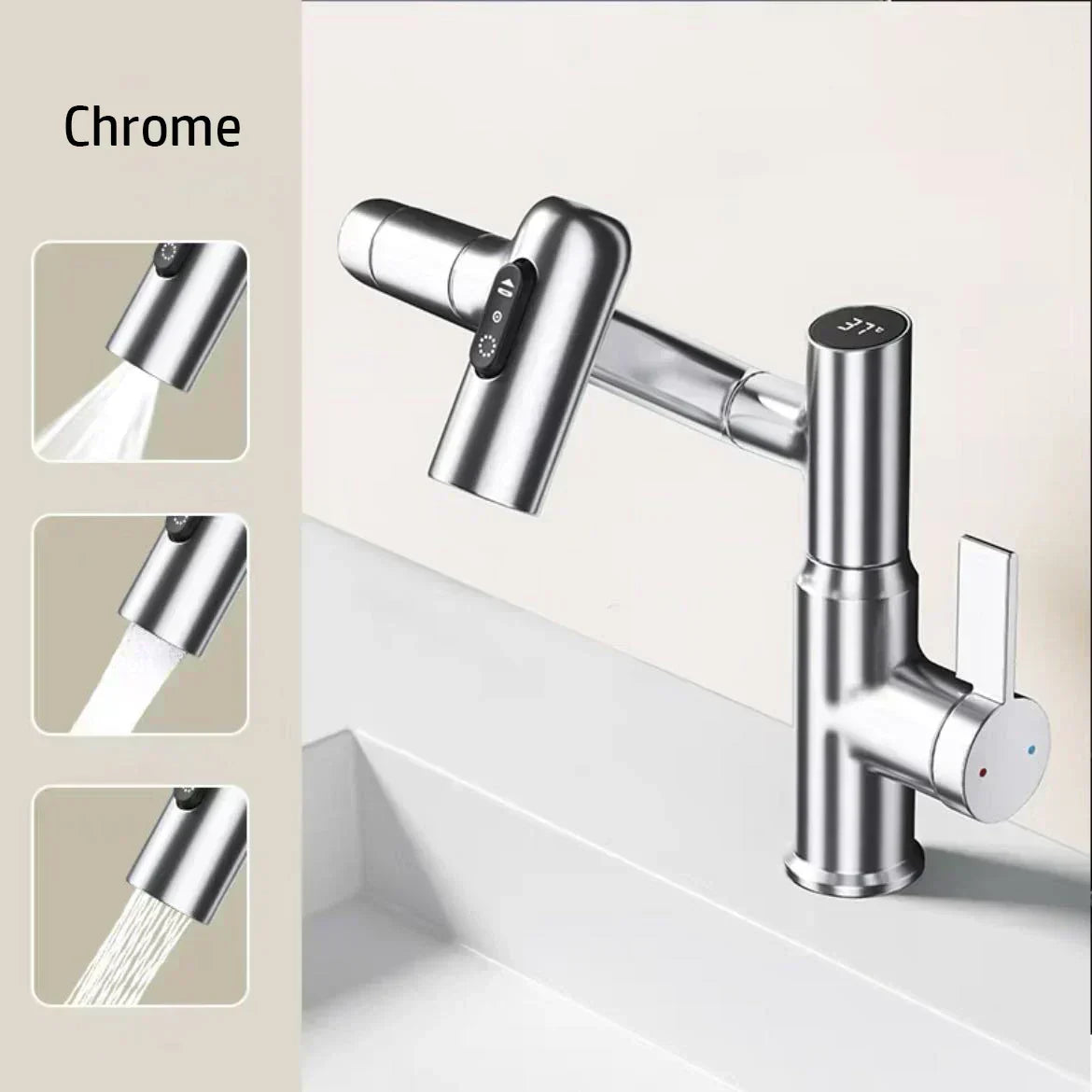 Elowen Bloom LED Digital Faucet