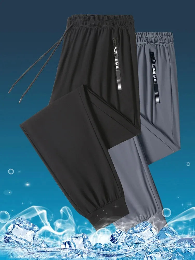 Noah – Men's Ice Silk Quick-Dry Wide-Leg Pants | Breathable Summer Activewear