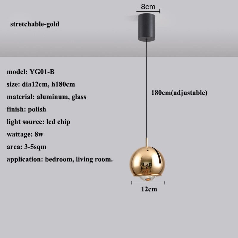 Orion Arc LED Pendant Lights with Adjustable Angle