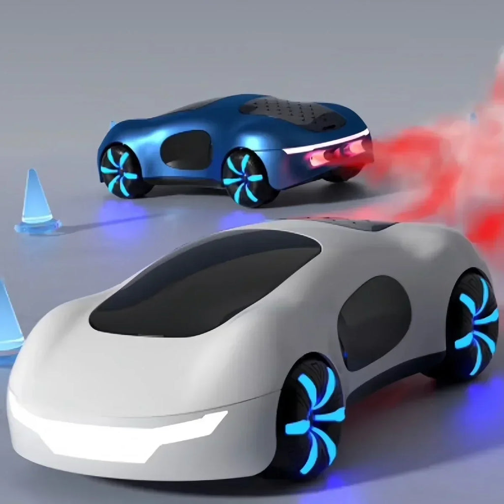 Dual-Spray Remote Control Car - Lights & Sound