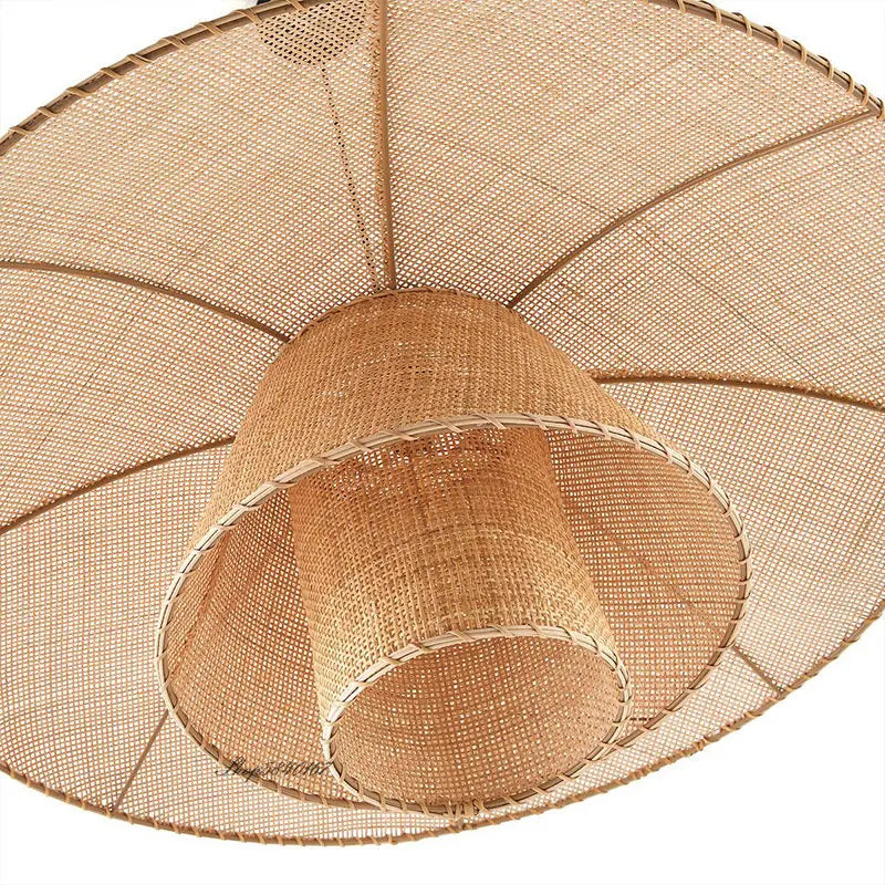 Aurelia Rattan Pendant Light With Natural Warm Glow