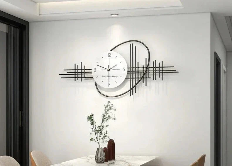 Round Wall Clock In Nordic Style