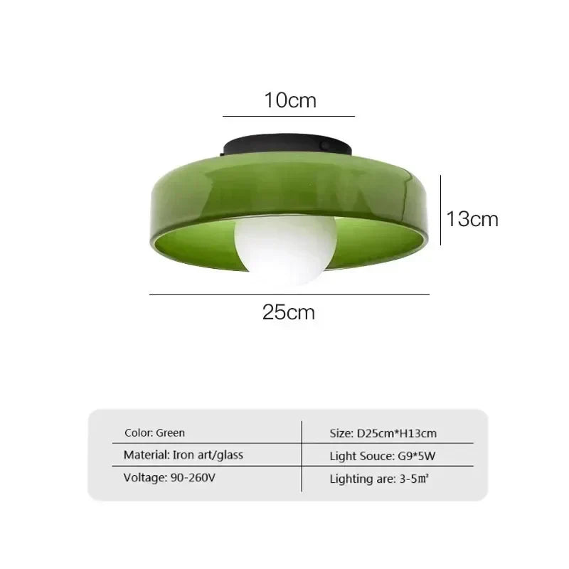 Aurelia Contemporary Nordic Glass Wall Lamps With Warm Glow