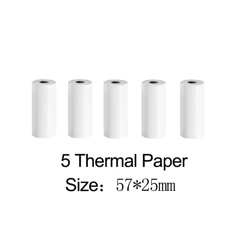 Mini Portable Thermal Printer – Ink-Free, Smart, & Wireless!