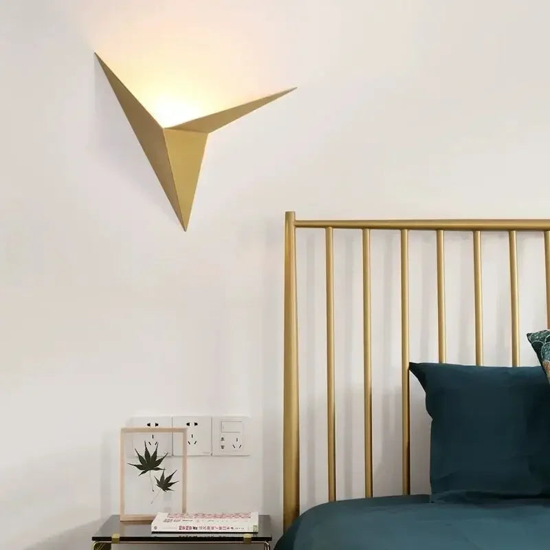 Astra Triangle Wall Light With Adjustable Warm and Cool LED Glow