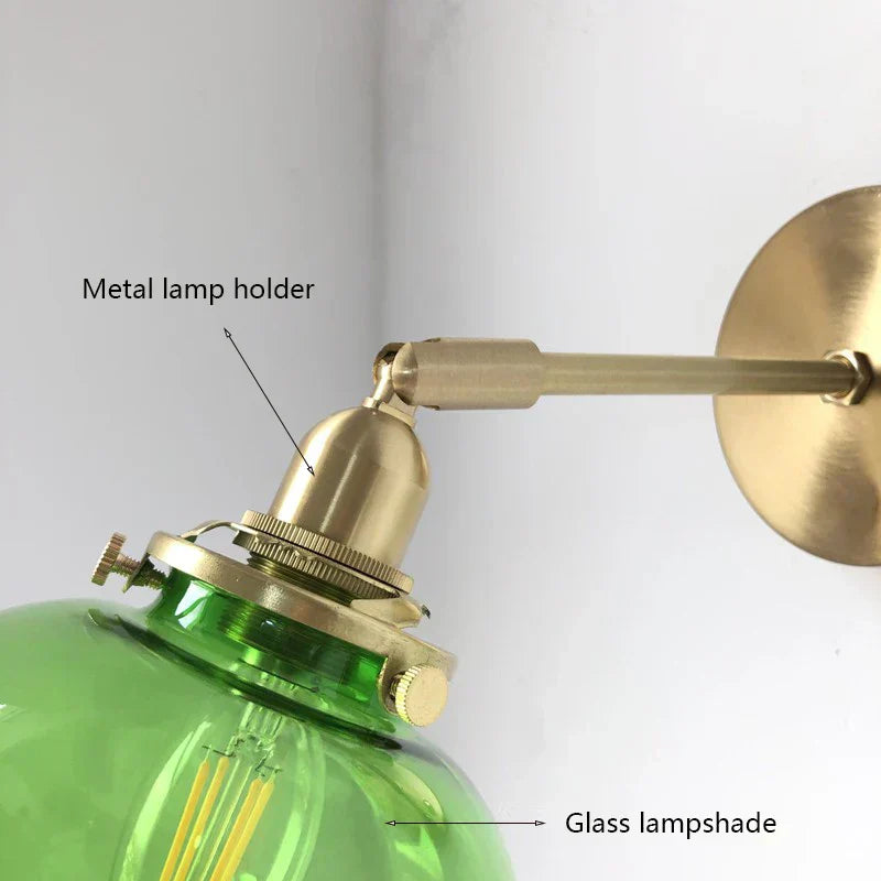 Aureli Glass Wall Sconce with Soft Ambient Glow for Living Spaces