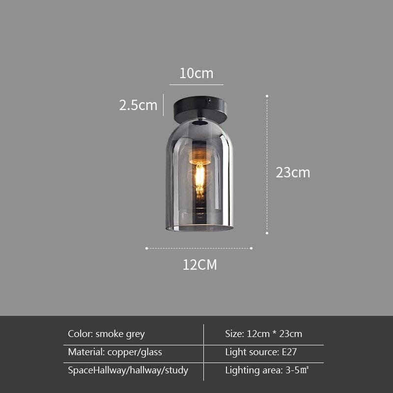 NovaSphere üveggömb fali lámpa meleg hangulathoz