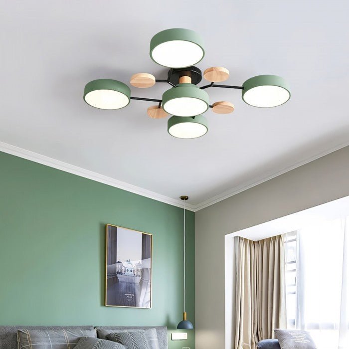 Scandinavian ceiling light-branched design, stylish & sustainable with LED technology