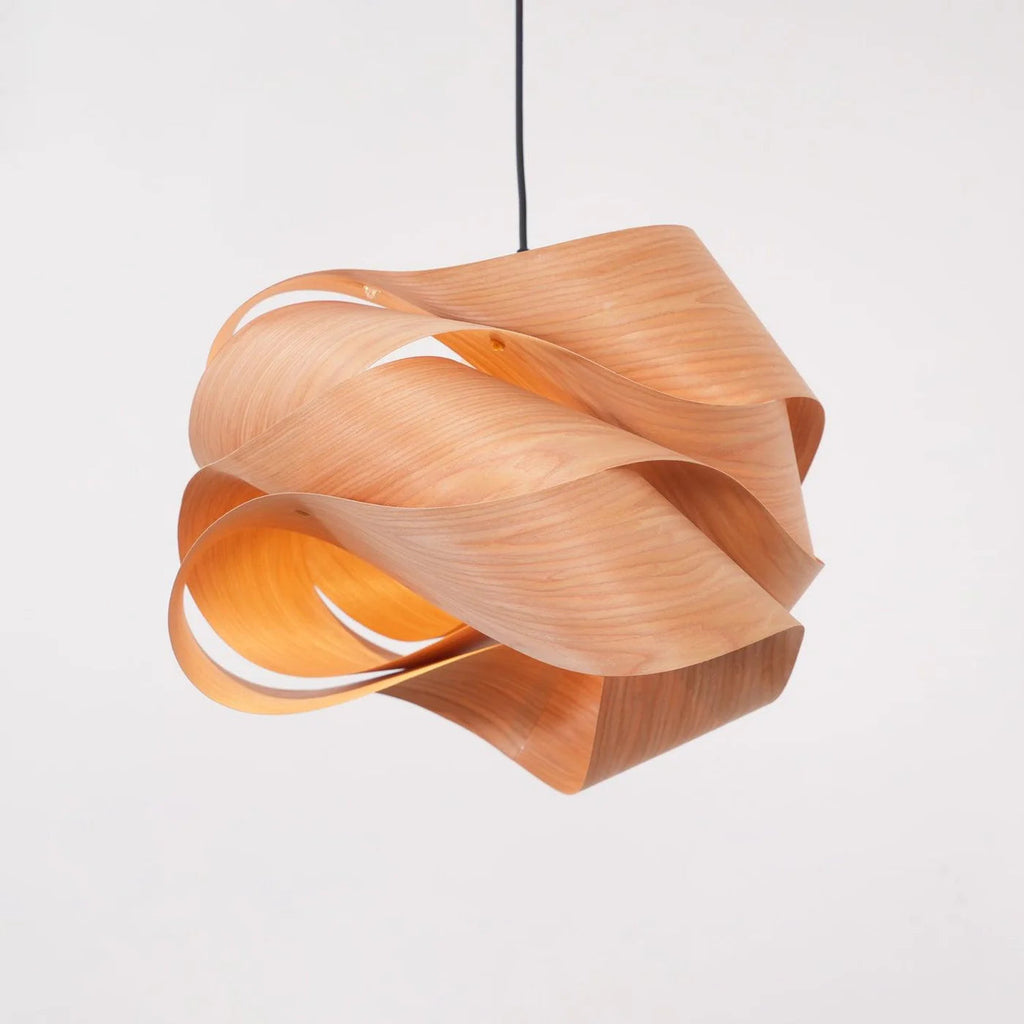 Scandinavian wooden pendant lamp