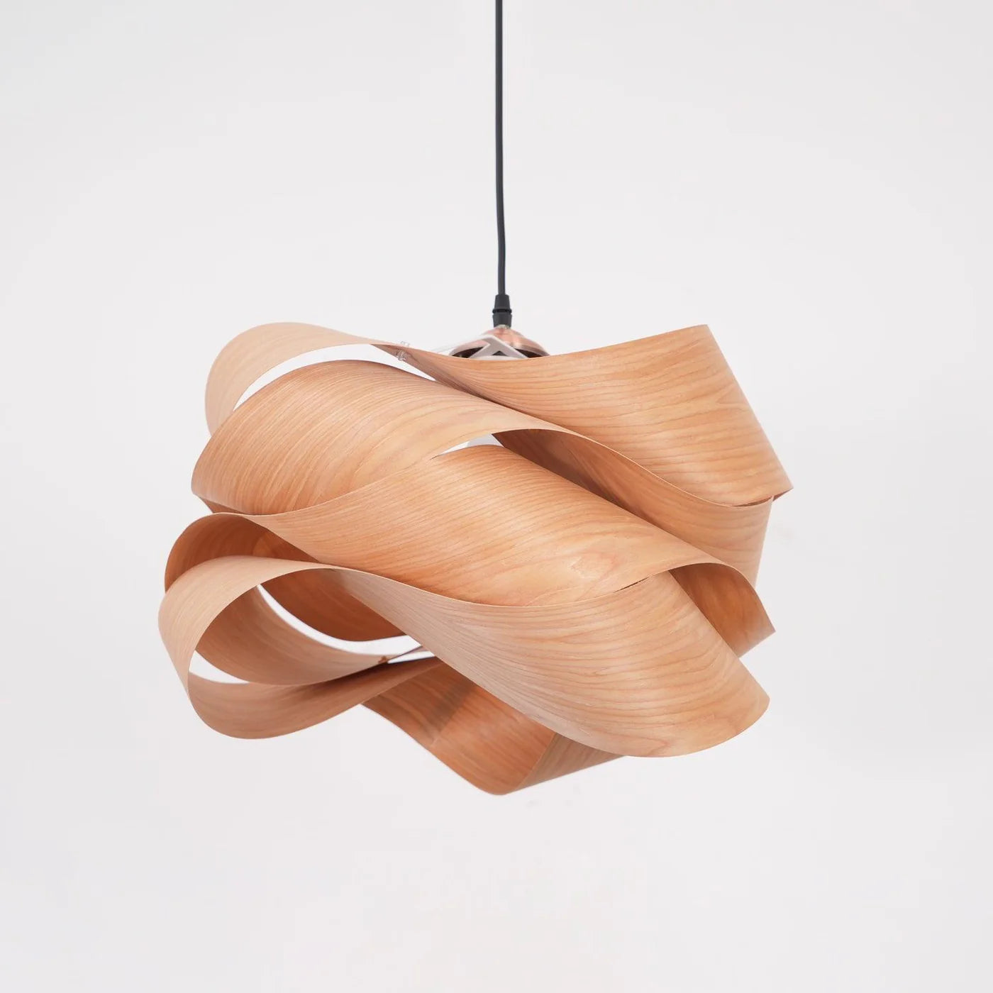 Scandinavian wooden pendant lamp