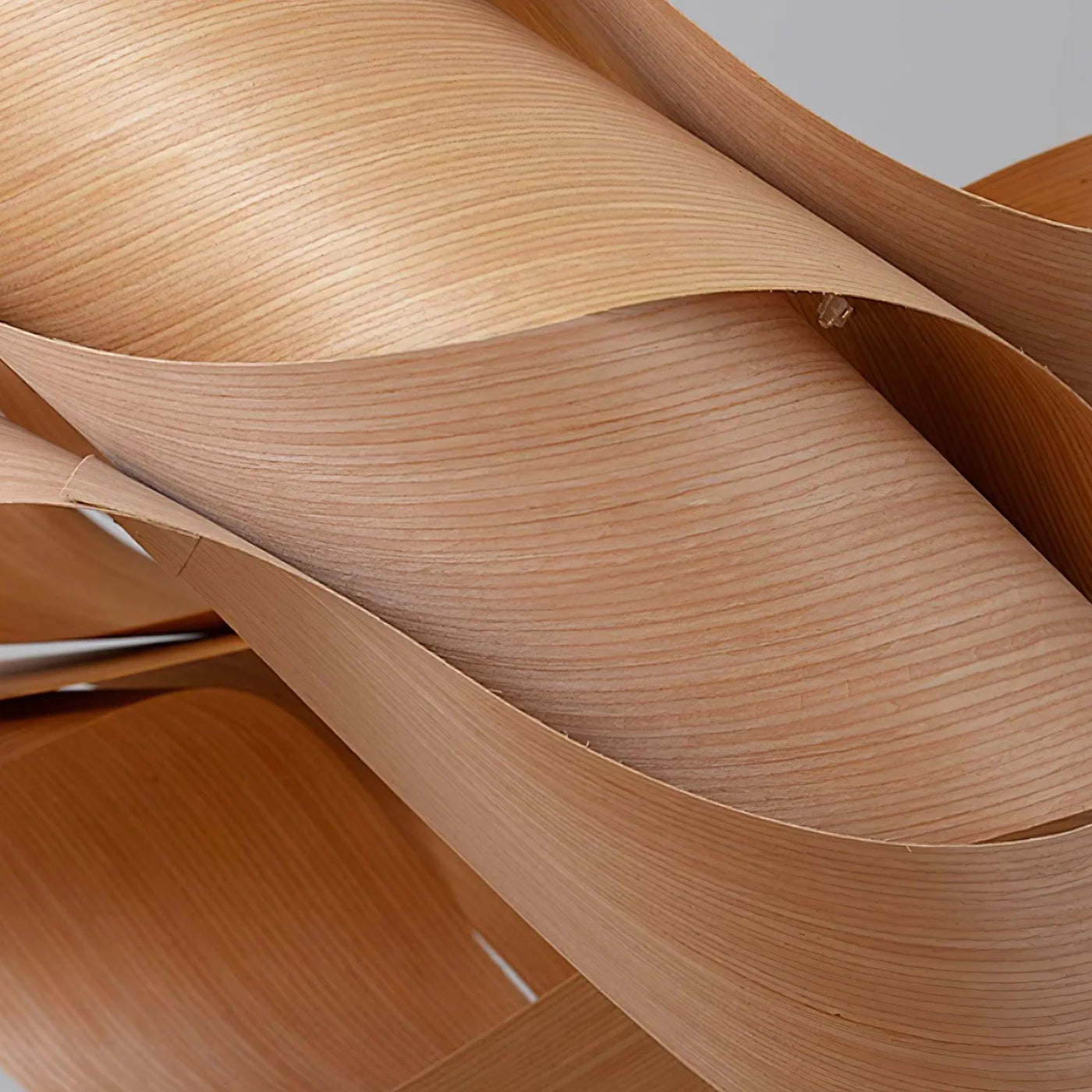 Scandinavian wooden pendant lamp