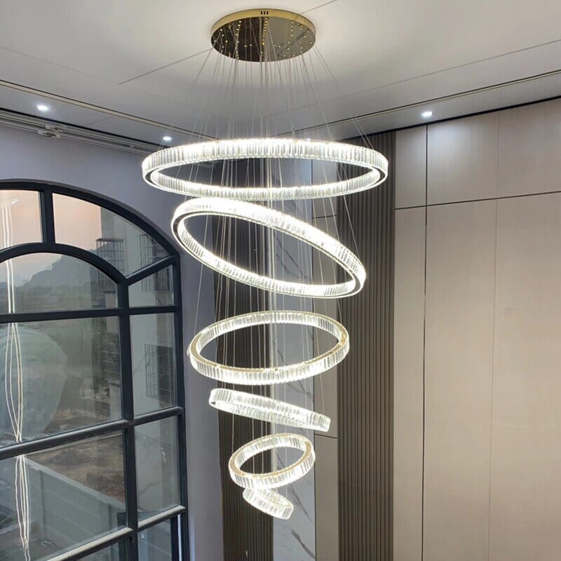 Aurelle Crystal Ring Chandelier