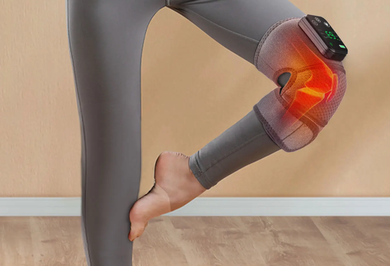 3v1 elektrická vyhřívací vibrační ortéza na kolenní kloub terapie úleva od bolesti ramene