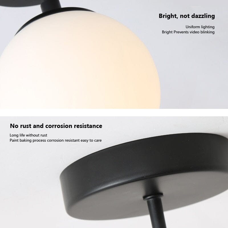 Aurelia Orb Ceiling Light With Warm Glow And Easy Install