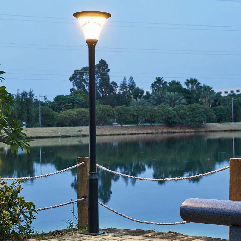 Luminor | Solar Outdoor Column Lights Aluminum IP65 Weatherproof
