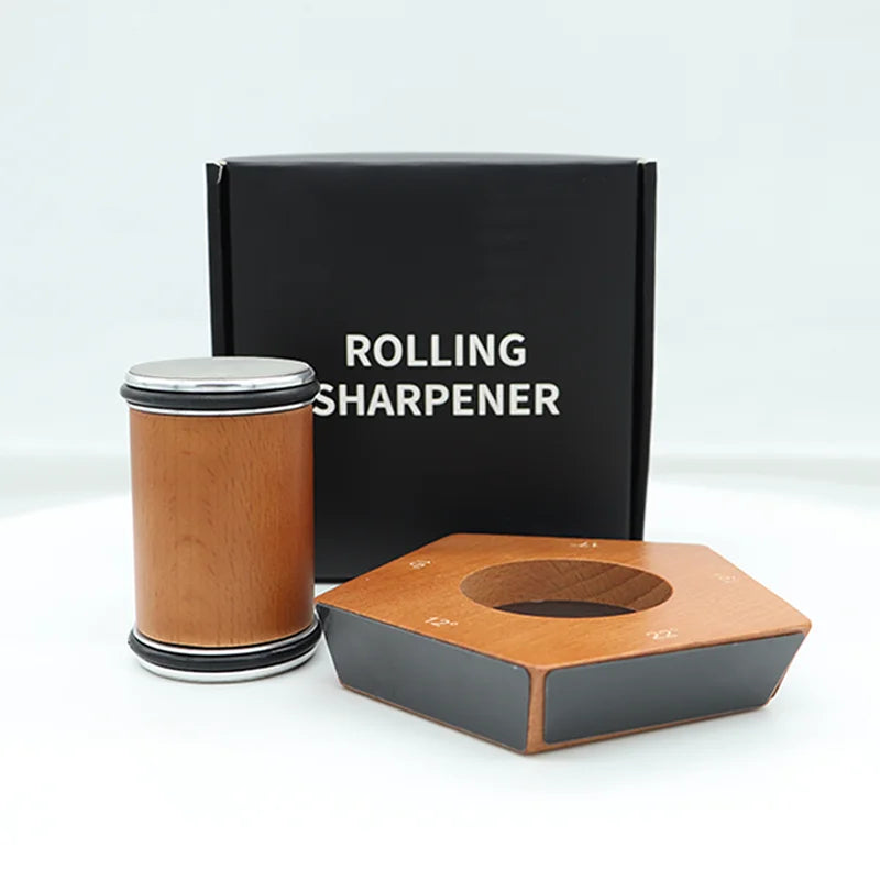 Knife Sharpener Set - Manual Diamond Rolling