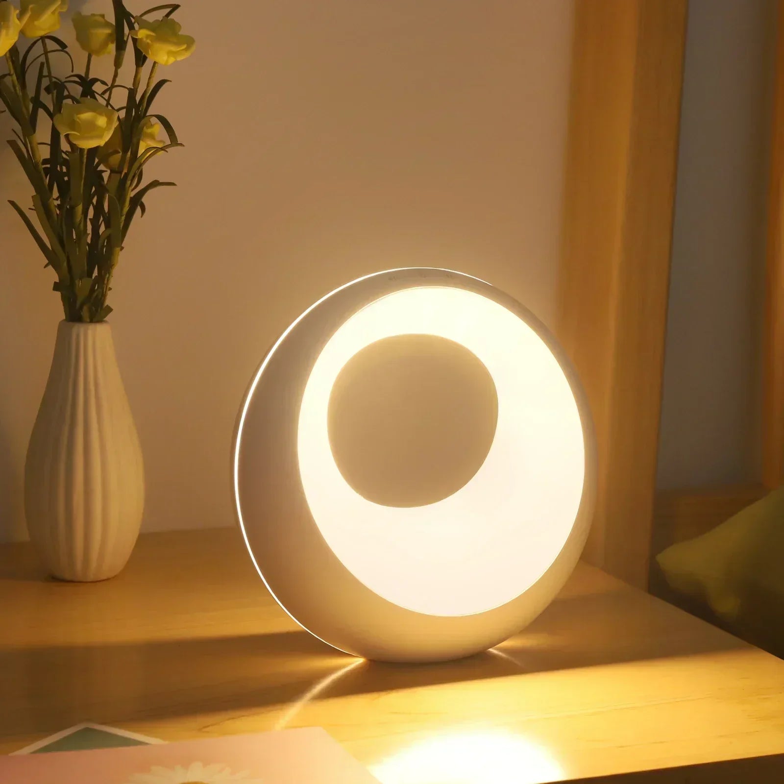 AuraNova Touch RGB Bedside Lamp With Full Spectrum