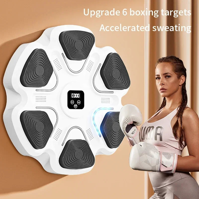 Smart Music Boxing Trainer – Interactive Wall Target for Fitness & Reflex Training