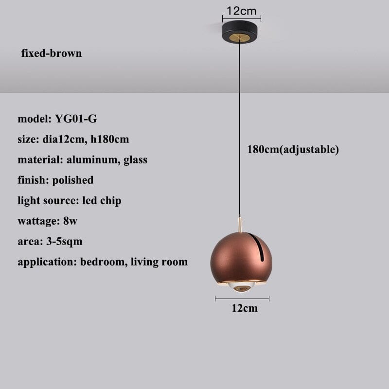 Orion Arc LED Pendant Lights with Adjustable Angle