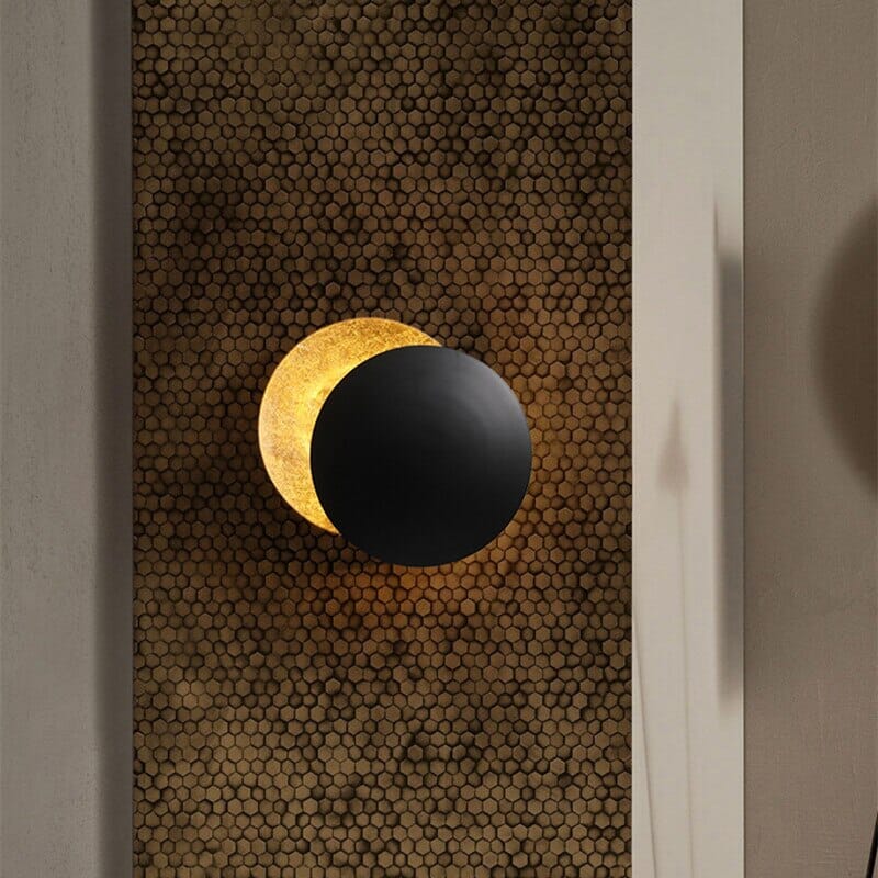 LunaGlow Retro Moon Wall Lamp With Adjustable Shade And Energy Efficient LED