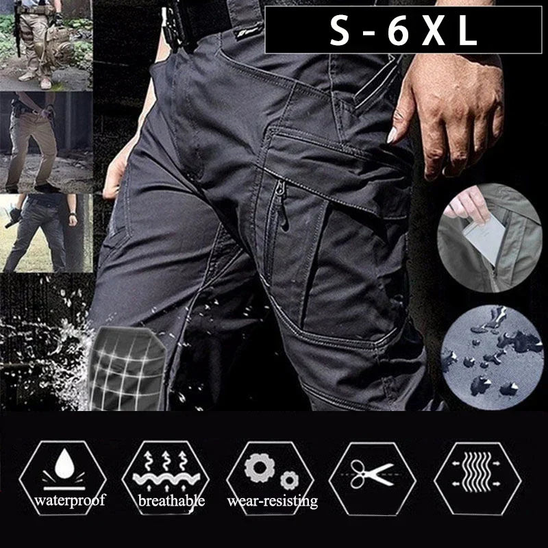 Titan Tactical Cargo Pants – Men’s Military Combat Trousers with Multi-Pocket Design, Durable & Water-Resistant, Ideal for Work, Hiking & Outdoor Adventures