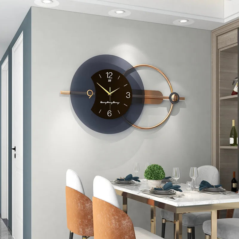 Nyra Two-Tier Hanging Wall Clock