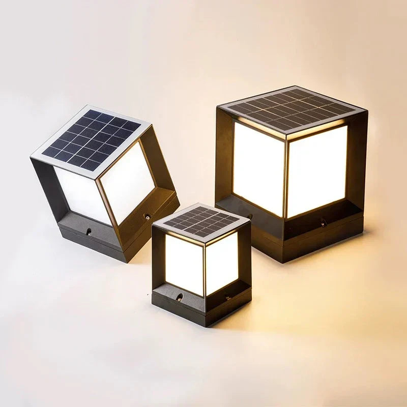NovaLux Solar Wall Lights Modern Outdoor Pathway Lighting