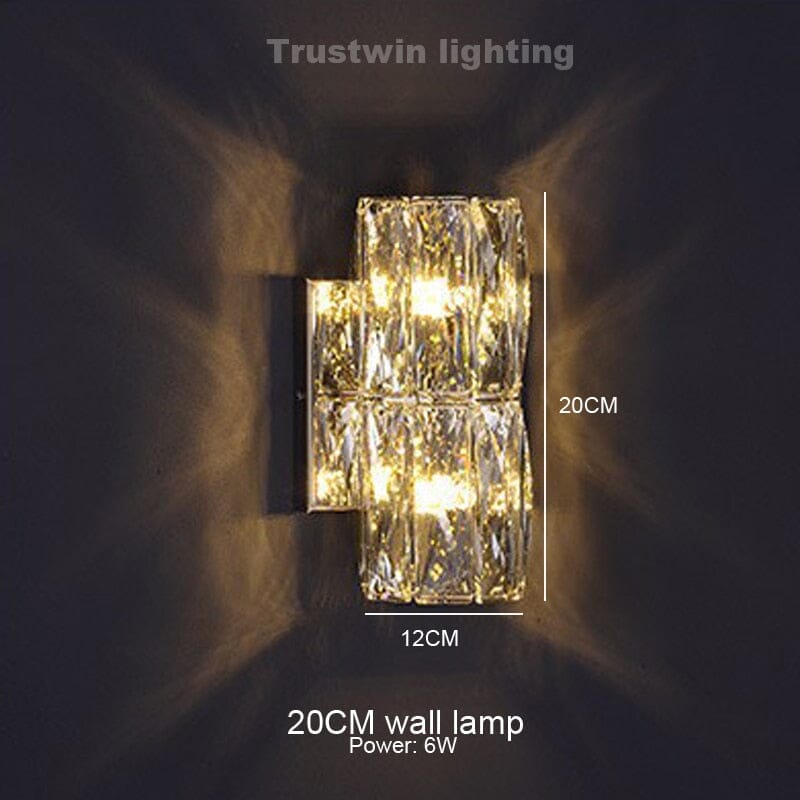 Aurelia Halo Gold Ring Crystal Chandelier Color Changing Glow